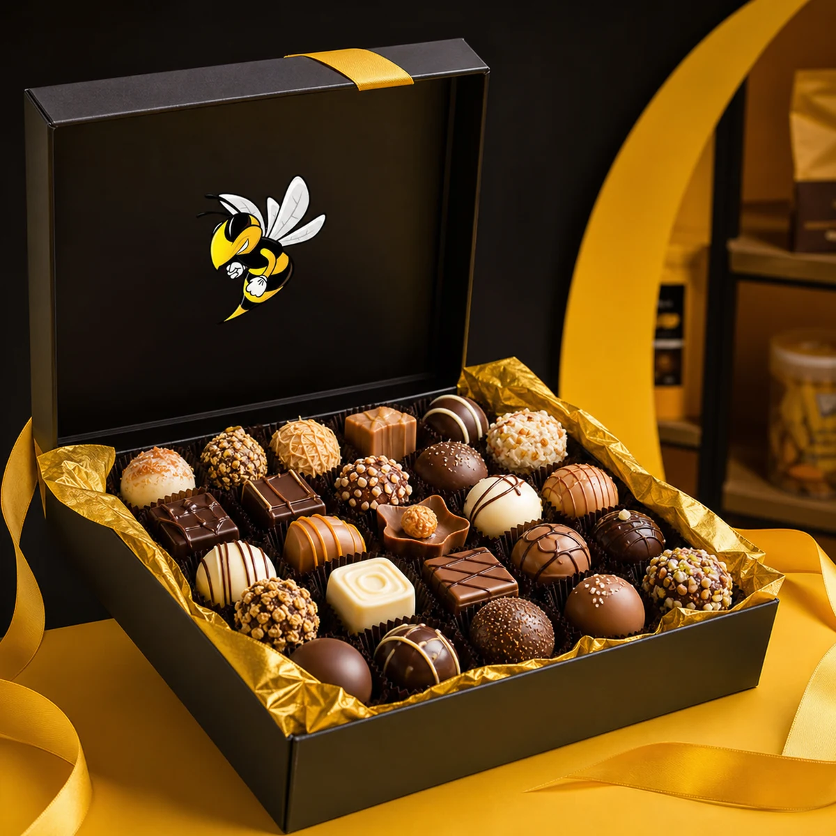 Caixa Presente de Chocolates Sortidos